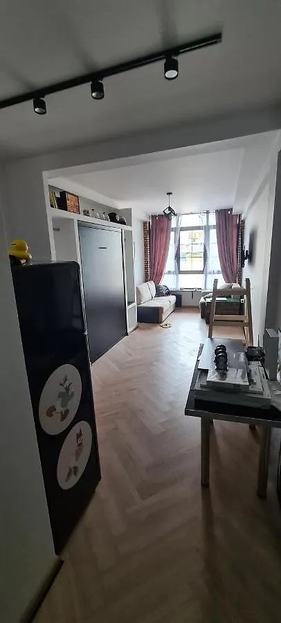 Black Retro Flat Apartment Thessaloniki Greece